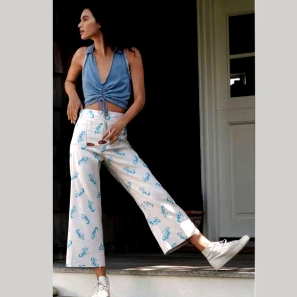 Anthropologie Pants - Anthropologie Maeve Colette Wide-Leg Pants - New 30 Waist